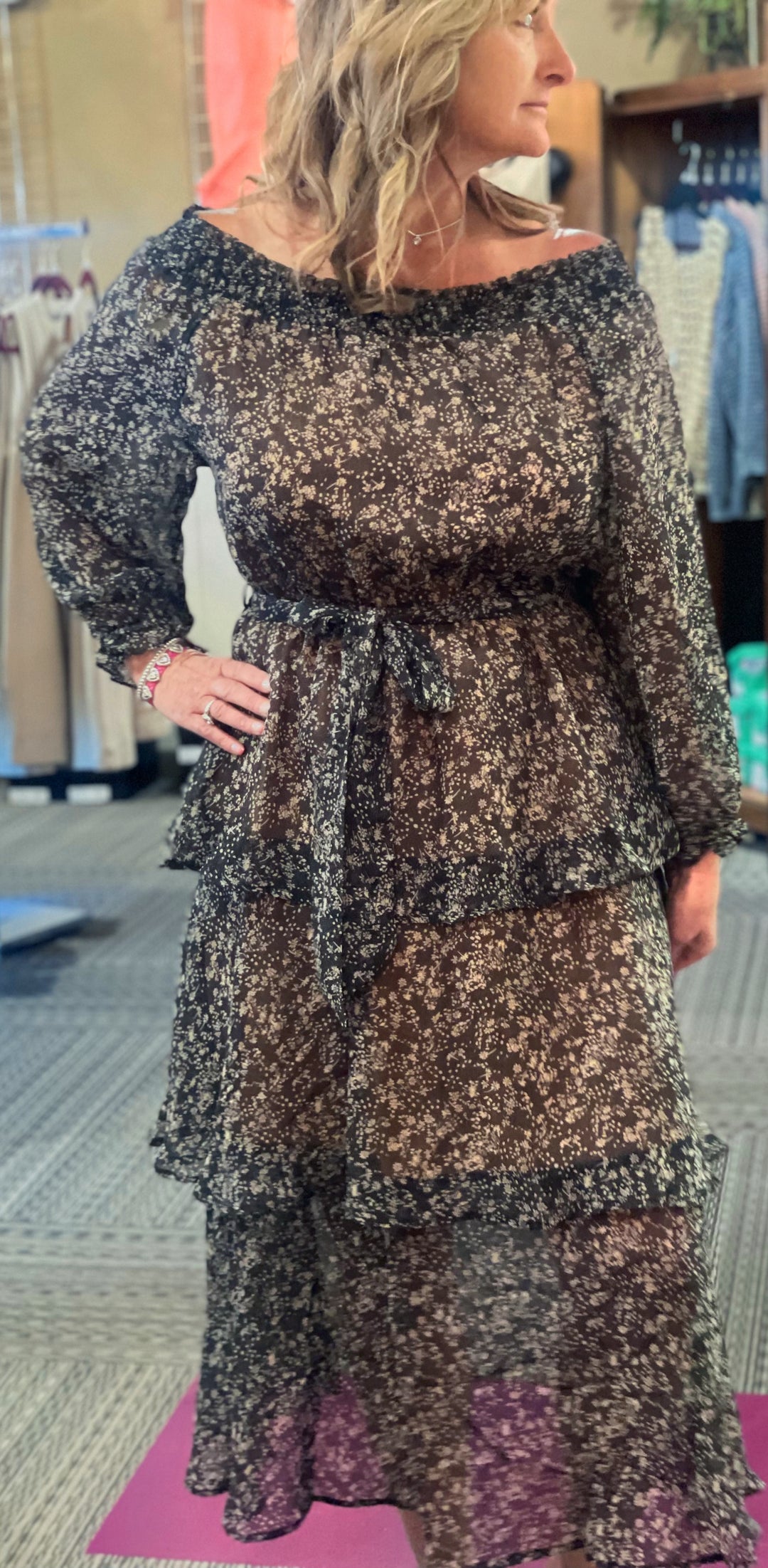 Dresses, Mid/Maxi Tiered