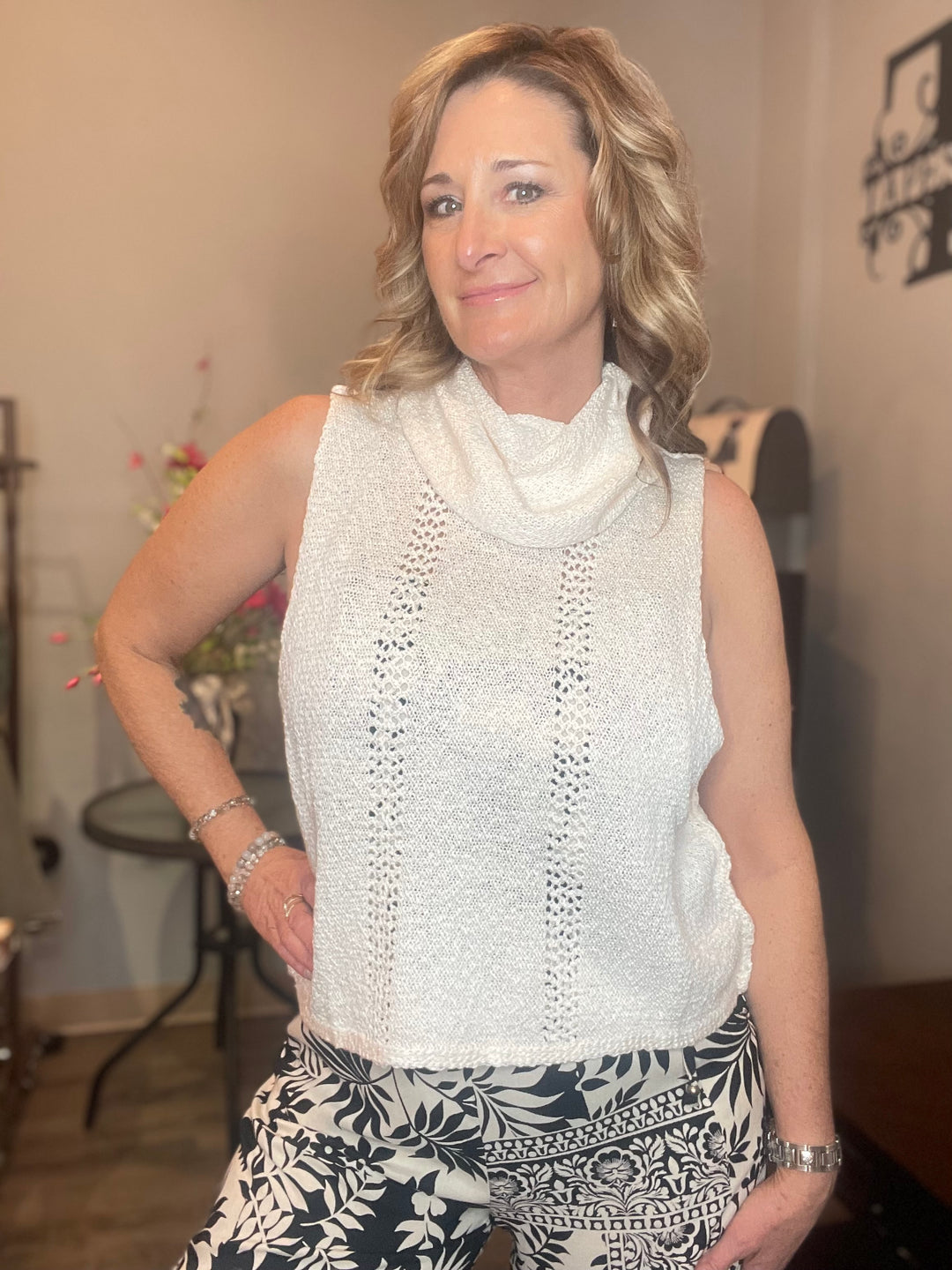 Tops, Cowl Neck Sweater Top
