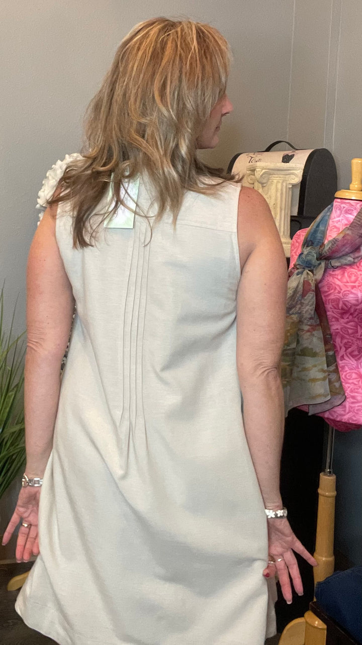 Dresses, Linen Sleeveless Dress