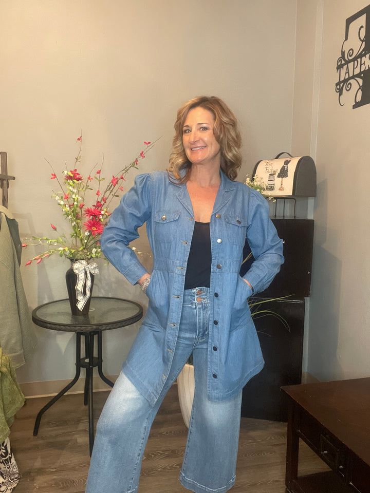 Dresses, Denim Button Down