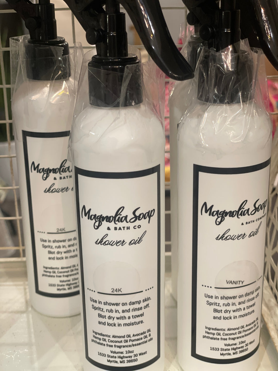Accessories, Shower-Oil