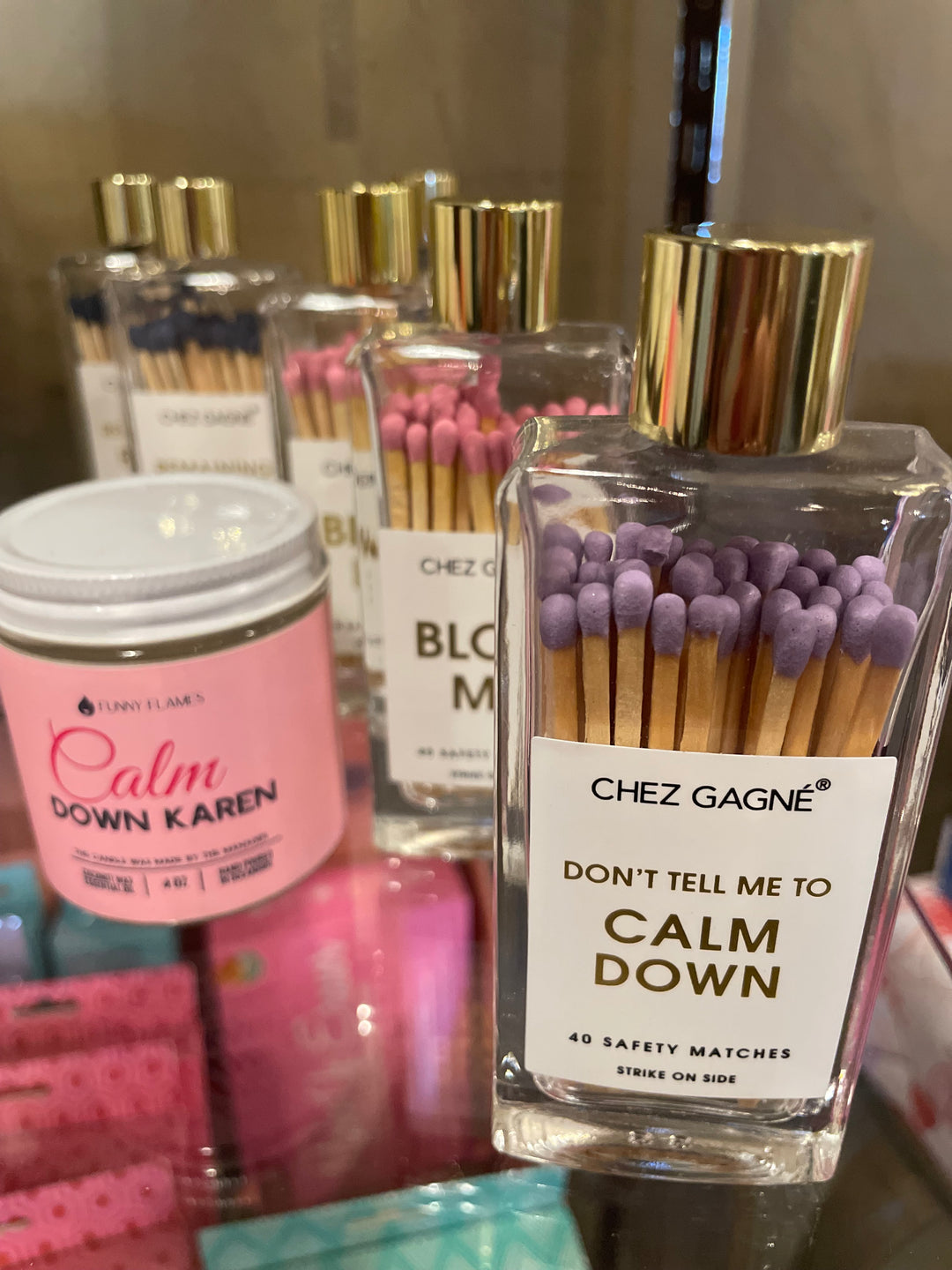 Accessories, Glass Bottle Matches