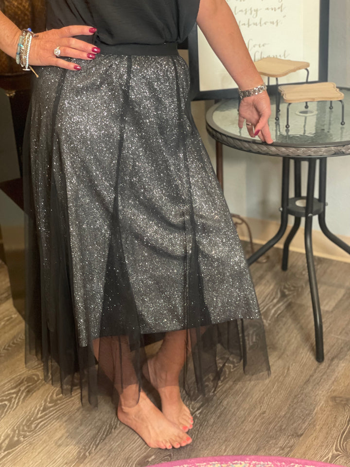 Dresses, Glitter Mesh Skirt