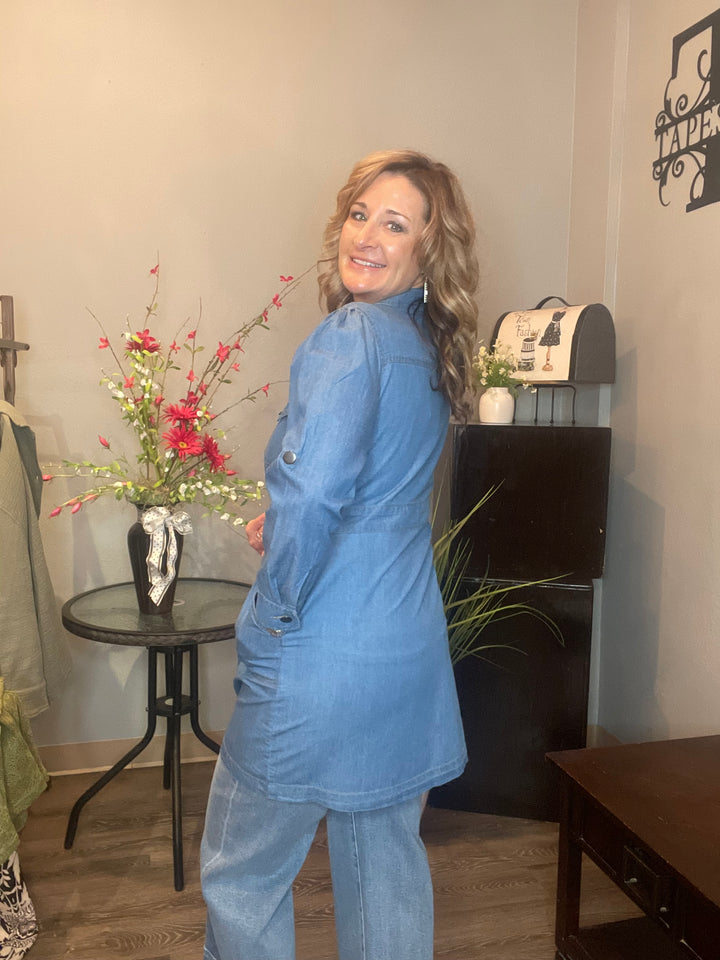 Dresses, Denim Button Down