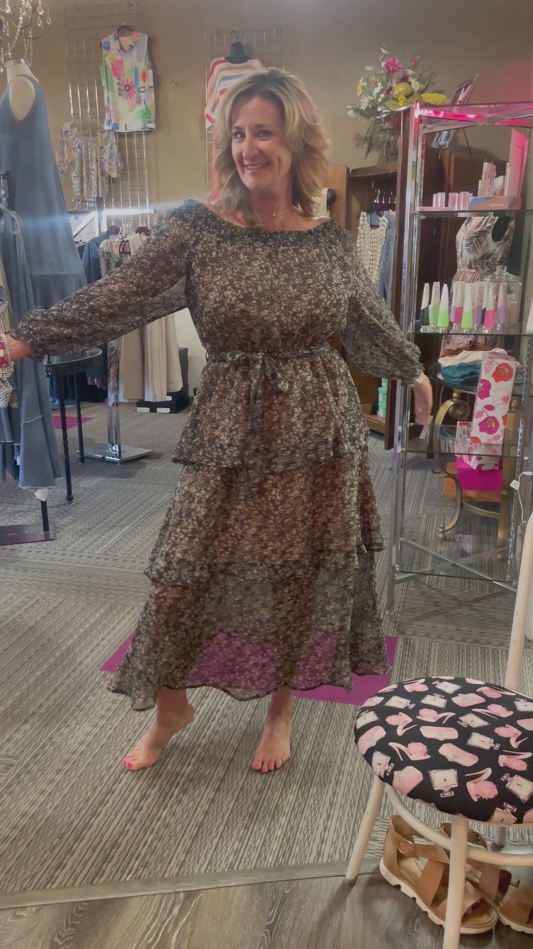 Dresses, Mid/Maxi Tiered