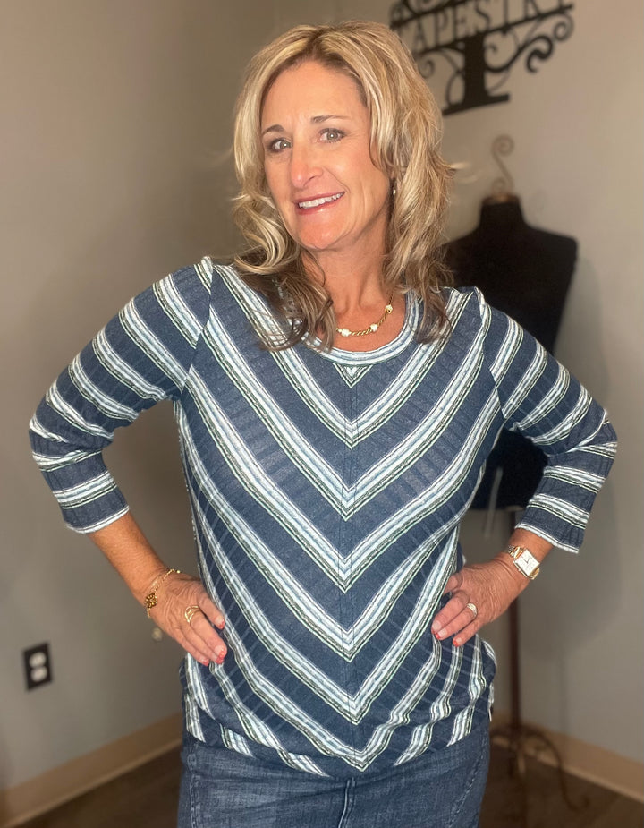 Tops, Chevron Lightweight Sweater LP