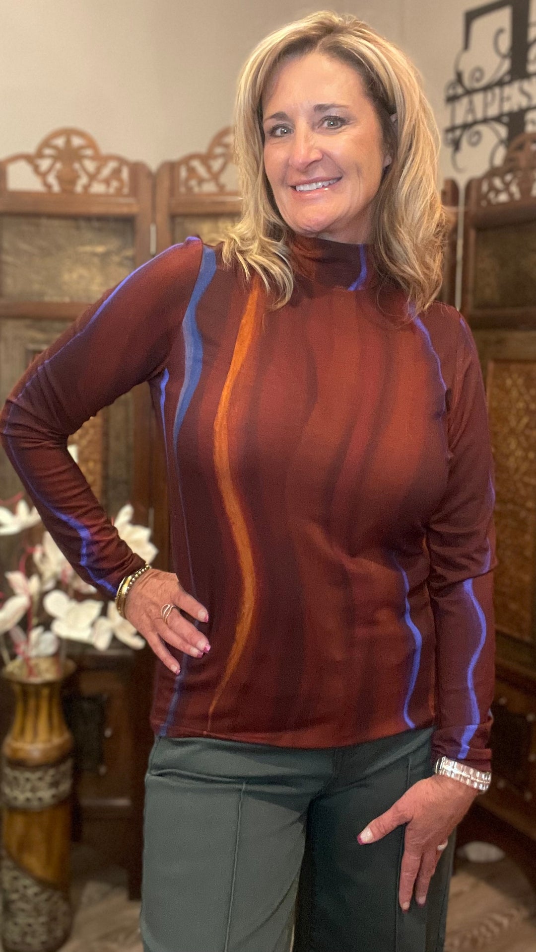 Tops, Mock neck Longsleeve