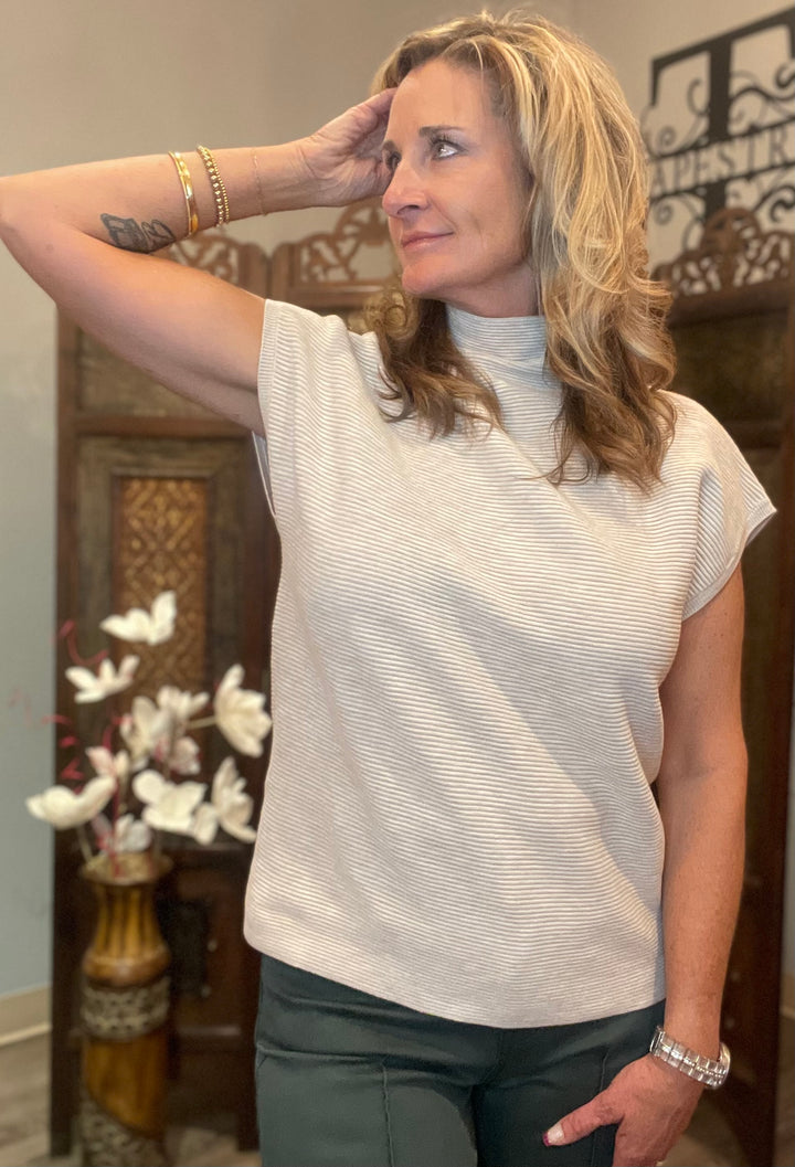 Tops, Cap Sleeve Sweater