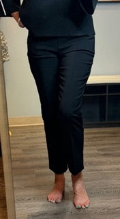 Pants, Pull On Slim Ankle Blk