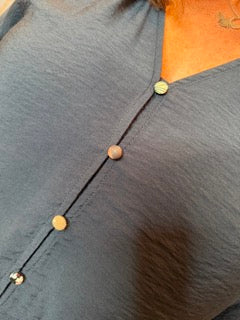 Tops, Colorful Covered Buttons