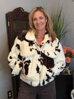 Outerwear, Fur Crop Cowhide
