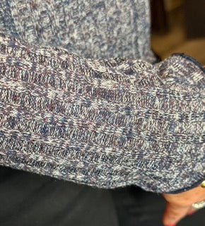 Tops, Cable Knit Loose Cowl Neck