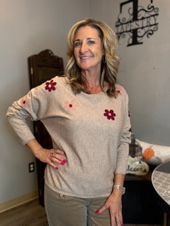 Tops, Fall Daisy Sweater