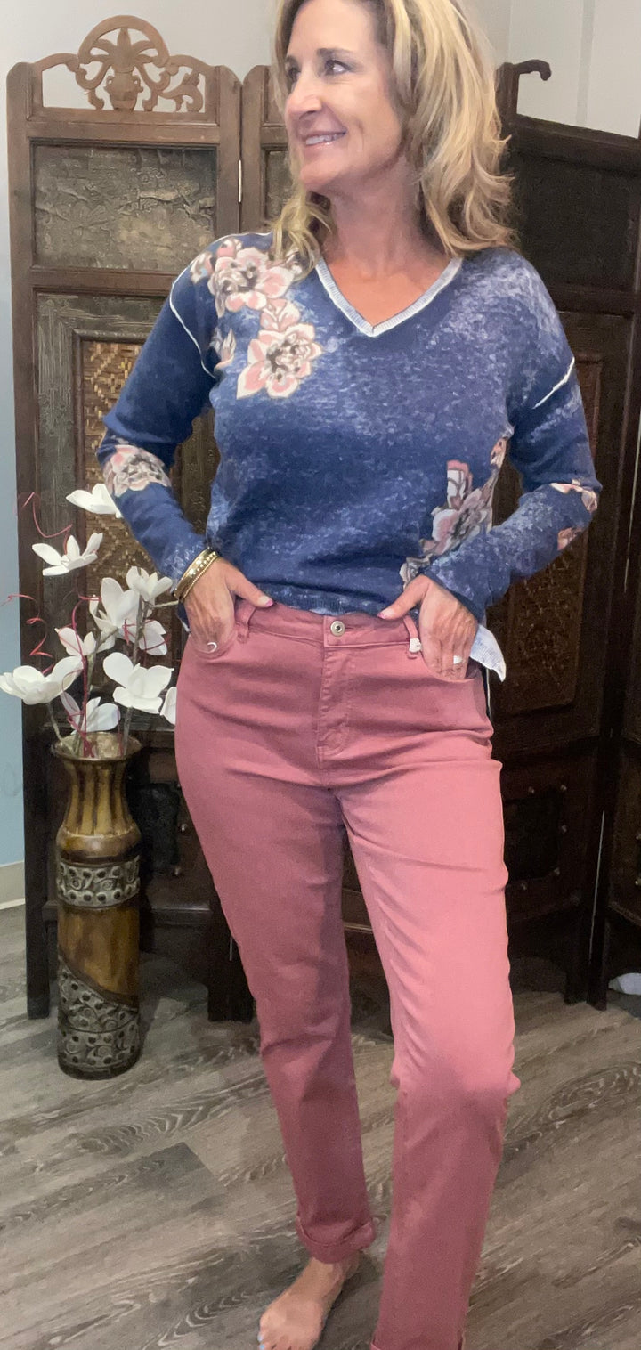 Pants, Cuffed Hem 5 Pkt