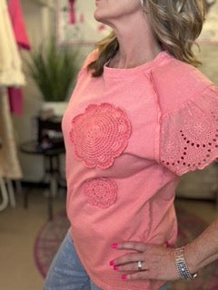 Tops, Patch Front Mineral Wash