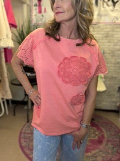 Tops, Patch Front Mineral Wash