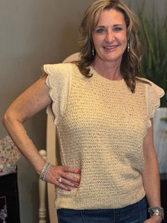 Tops, Wing Sleeve Knitted