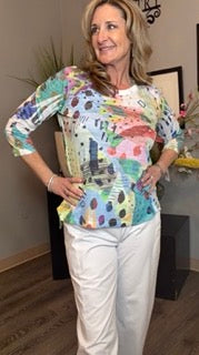 Tops, Sublimation Hi-Lo Tunic