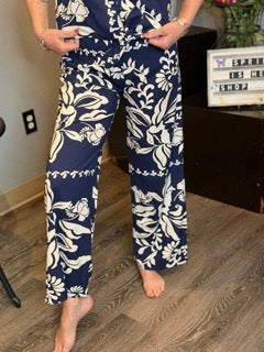 Pants, Linen Pull On