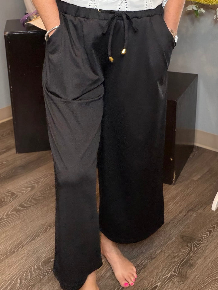 Pants, Drawstring Capri w/Pockets