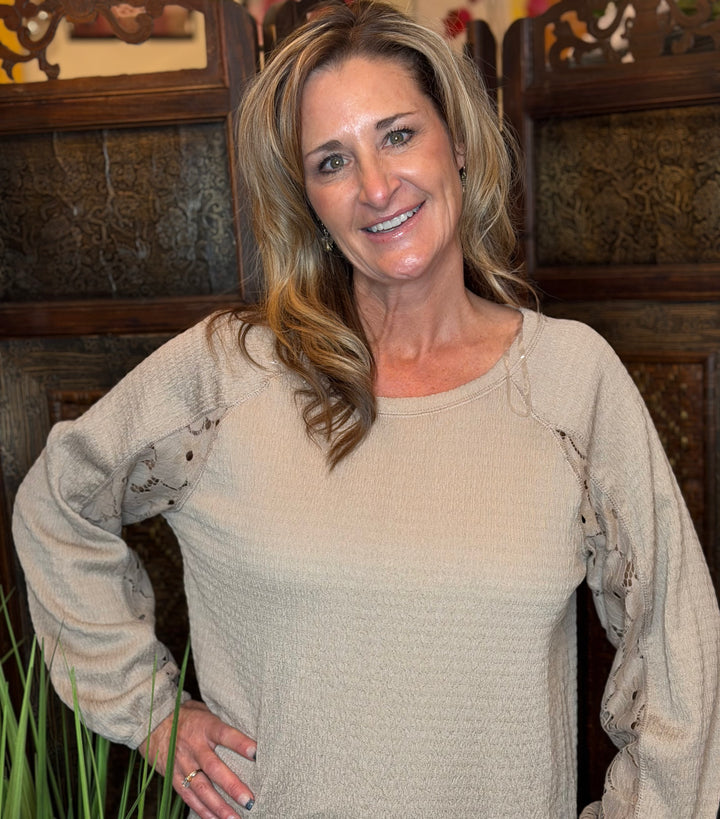 Tops, Lightweight Peasant Sleeve