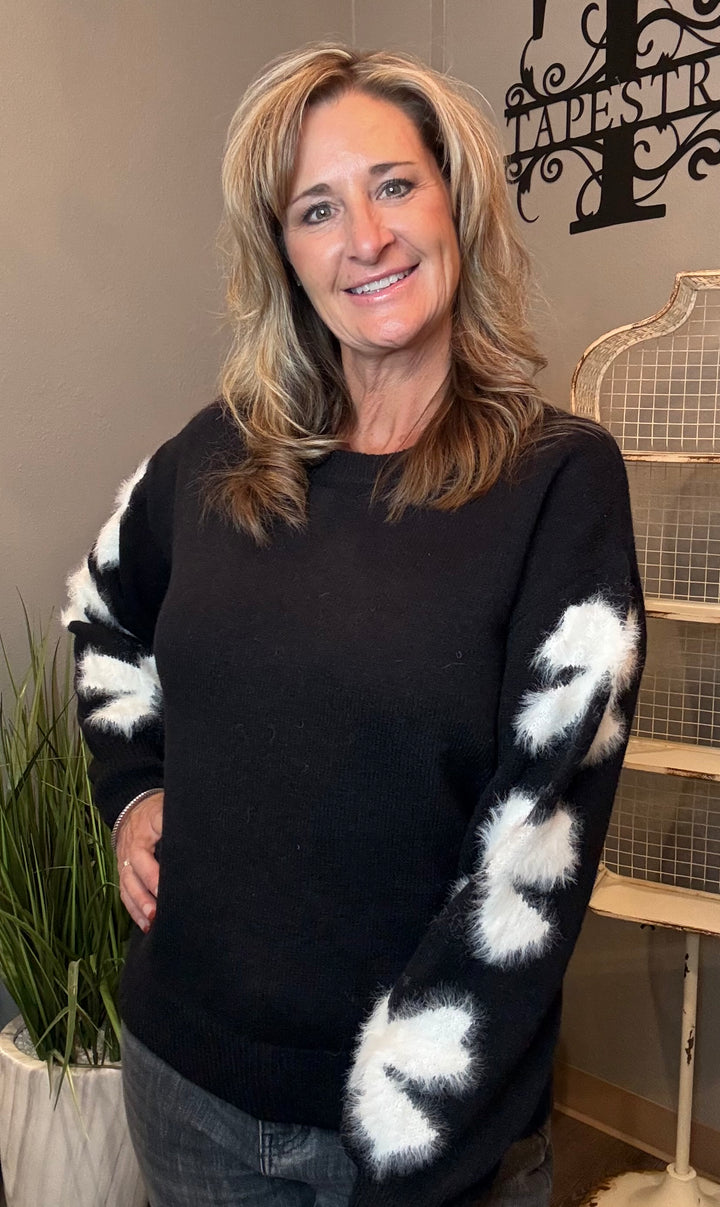 Tops, Bow Sleeve Sweater