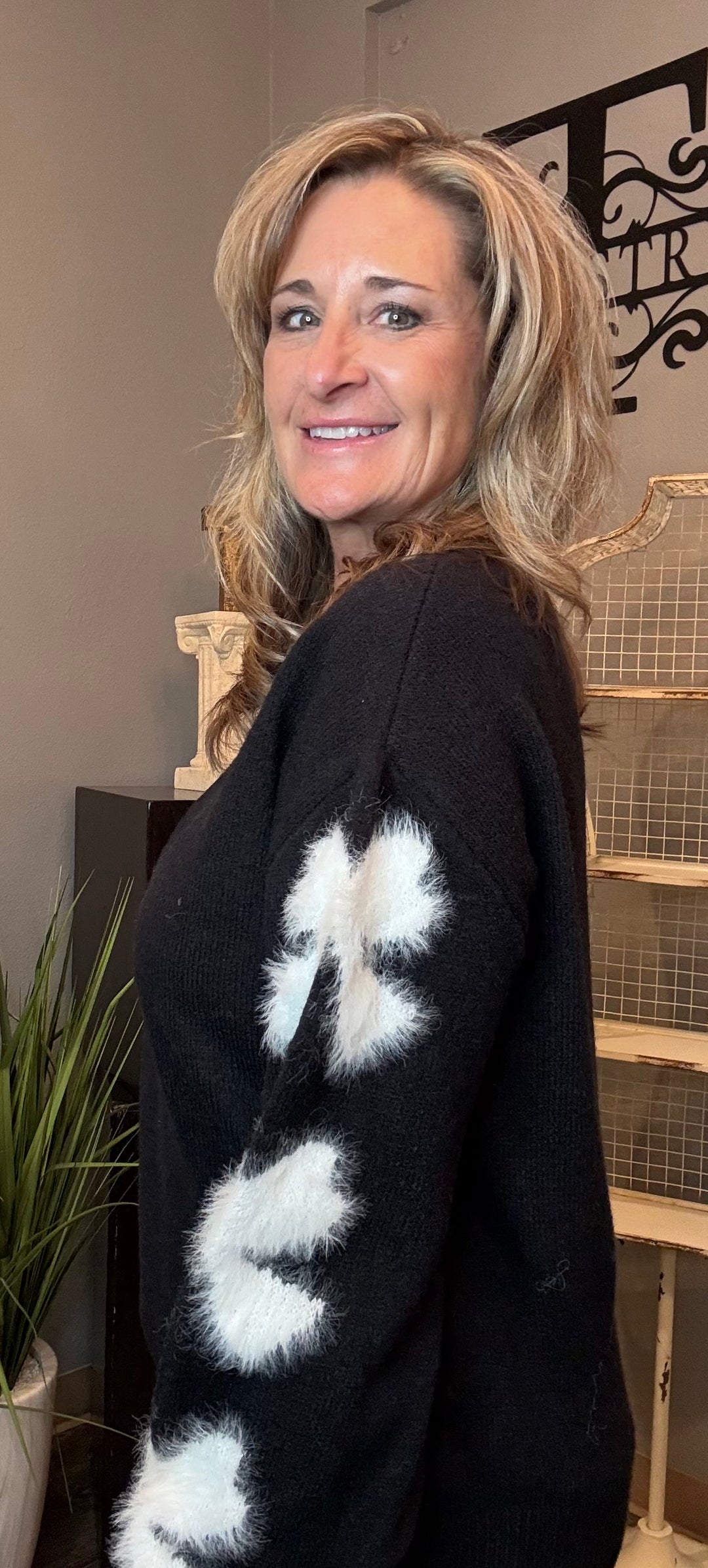 Tops, Bow Sleeve Sweater