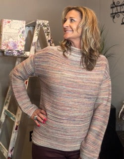 Tops, Boat Neck Sweater FDJ