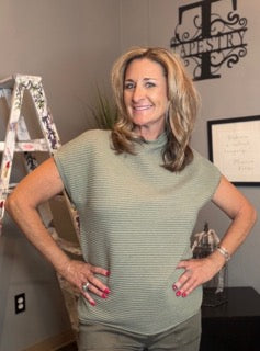 Tops, Ottoman Cap Sleeve Sweater