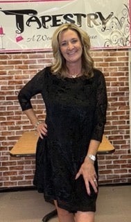 Dresses, Paisley Stretch Velvet