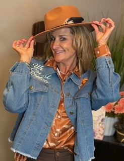 Outerwear, Rodeo Denim Crop Jacket