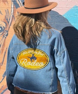 Outerwear, Rodeo Denim Crop Jacket