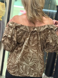 Tops, Ruffle Vneck Woven Blouse