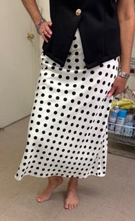 Dresses, Polka Dot Midi Skirt