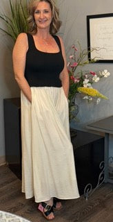 Dresses, Elegant Two Tone Dress