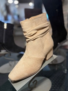 Shoes, Ankle Suede Bootie