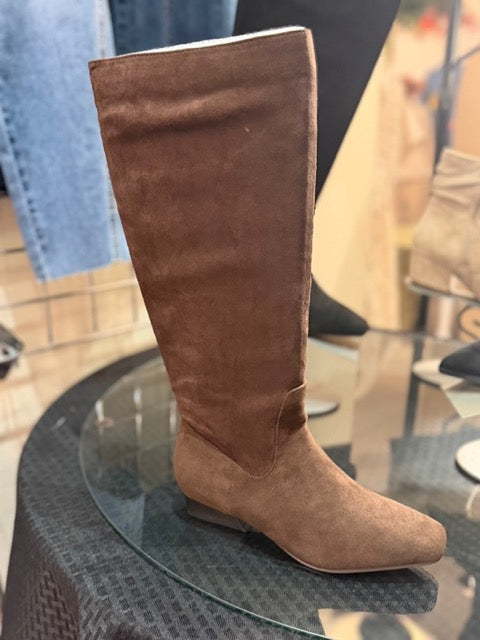 Shoes, Tall Suede Boot Brn