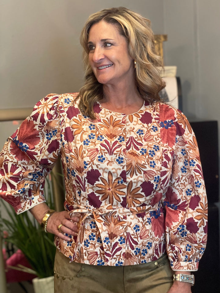 Tops, Tie-Waist Boutique Top