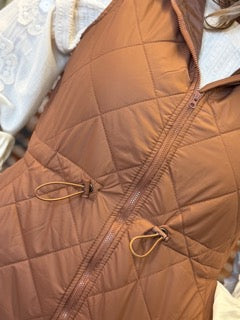 Outerwear, Puff Vest w/Gathering