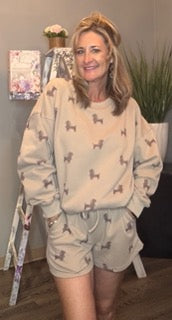 Tops, Weenie Print Sweatshirt