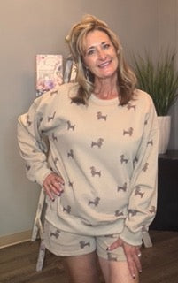 Tops, Weenie Print Sweatshirt